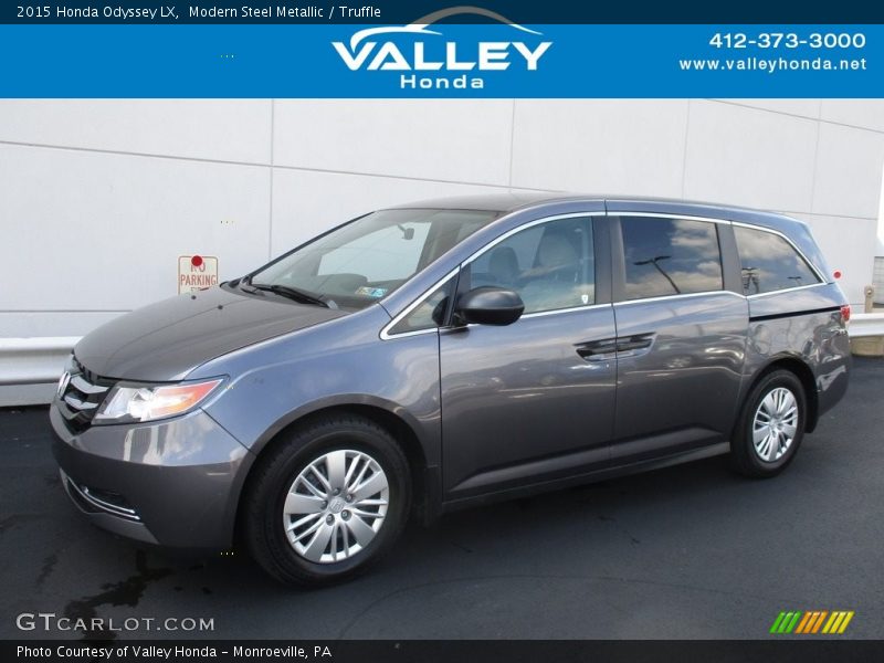 Modern Steel Metallic / Truffle 2015 Honda Odyssey LX
