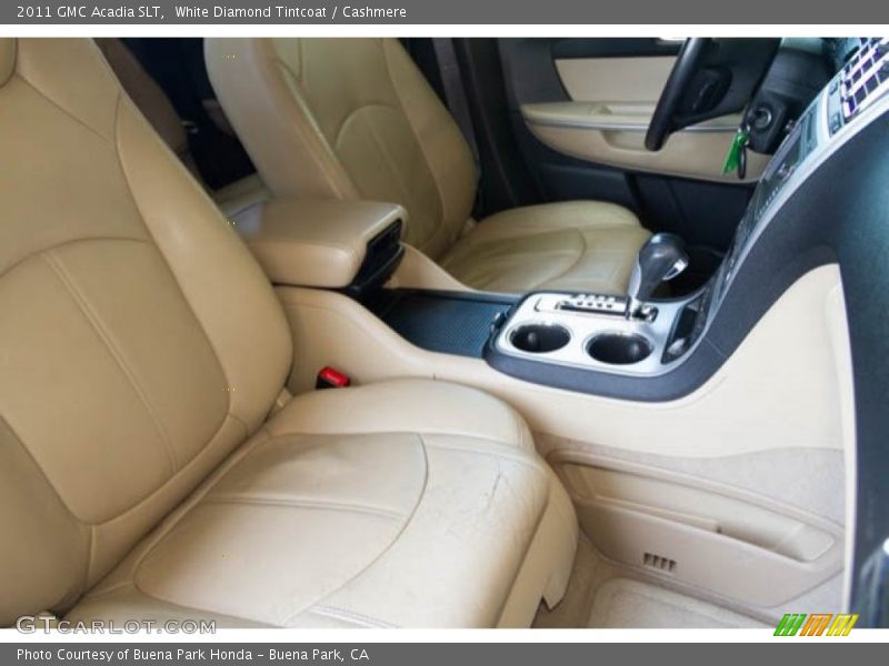 White Diamond Tintcoat / Cashmere 2011 GMC Acadia SLT