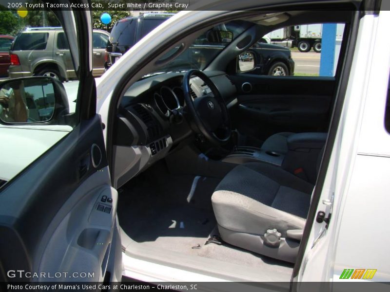 Super White / Graphite Gray 2005 Toyota Tacoma Access Cab