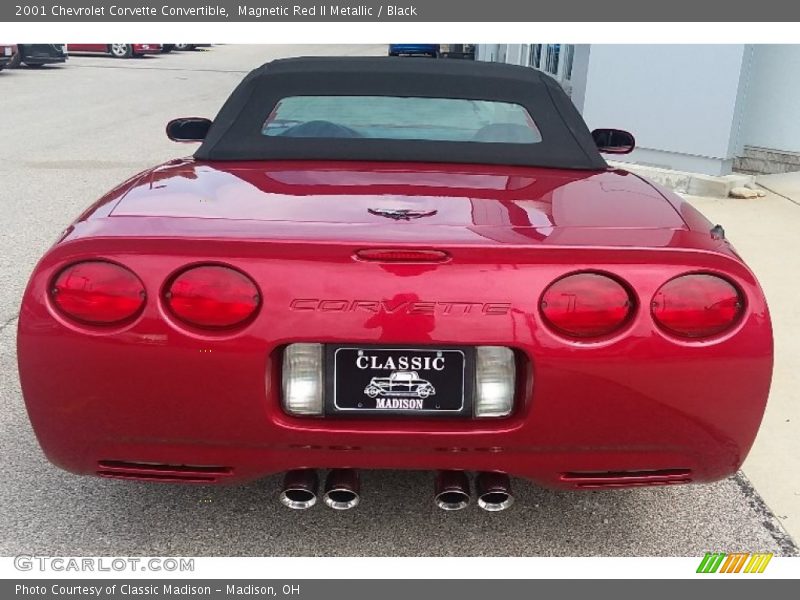 Magnetic Red II Metallic / Black 2001 Chevrolet Corvette Convertible