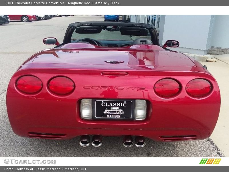 Magnetic Red II Metallic / Black 2001 Chevrolet Corvette Convertible