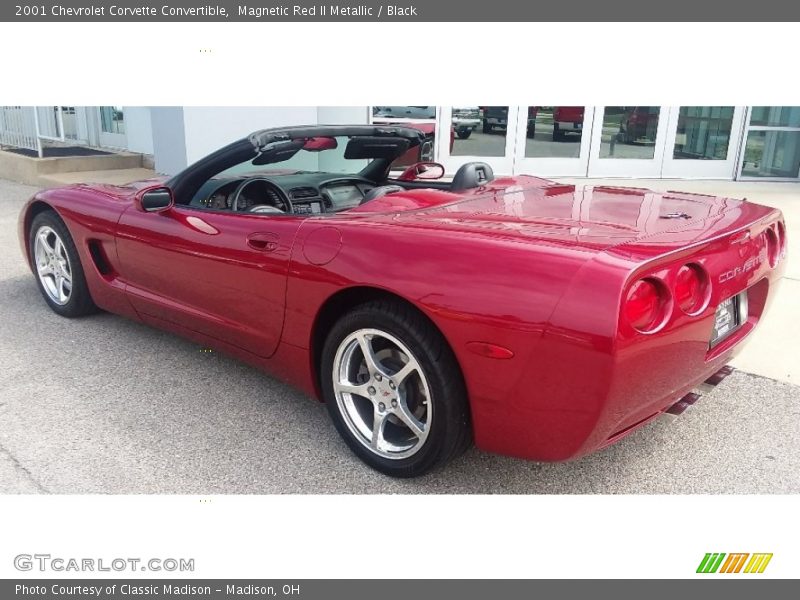Magnetic Red II Metallic / Black 2001 Chevrolet Corvette Convertible