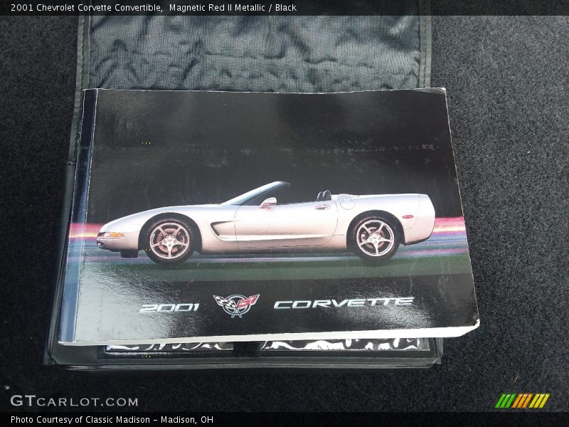 Magnetic Red II Metallic / Black 2001 Chevrolet Corvette Convertible