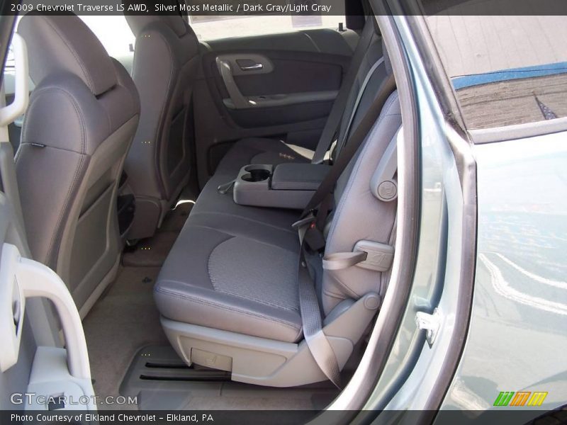 Silver Moss Metallic / Dark Gray/Light Gray 2009 Chevrolet Traverse LS AWD