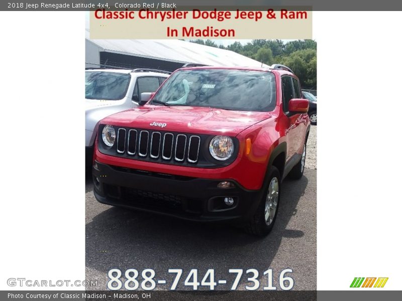 Colorado Red / Black 2018 Jeep Renegade Latitude 4x4