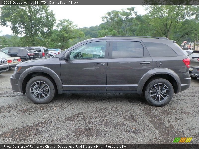Granite Pearl / Black 2018 Dodge Journey SE AWD