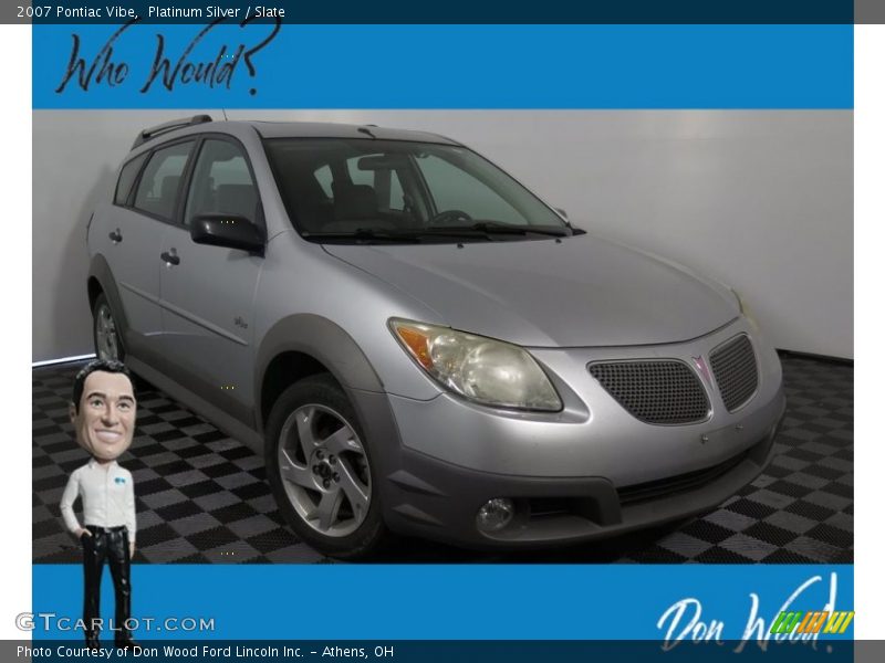 Platinum Silver / Slate 2007 Pontiac Vibe