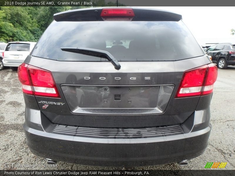 Granite Pearl / Black 2018 Dodge Journey SE AWD