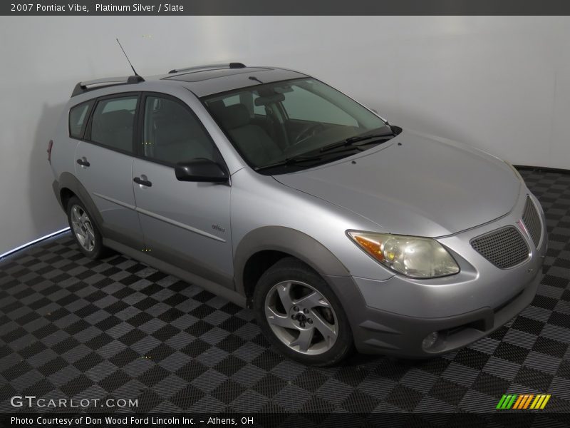 Platinum Silver / Slate 2007 Pontiac Vibe