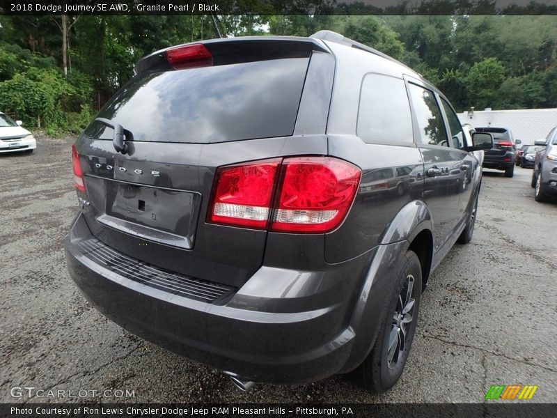 Granite Pearl / Black 2018 Dodge Journey SE AWD