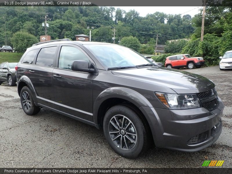 Granite Pearl / Black 2018 Dodge Journey SE AWD