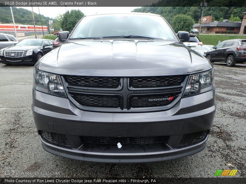 Granite Pearl / Black 2018 Dodge Journey SE AWD