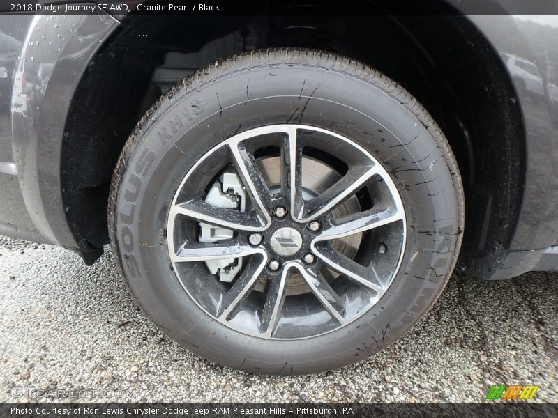 Granite Pearl / Black 2018 Dodge Journey SE AWD