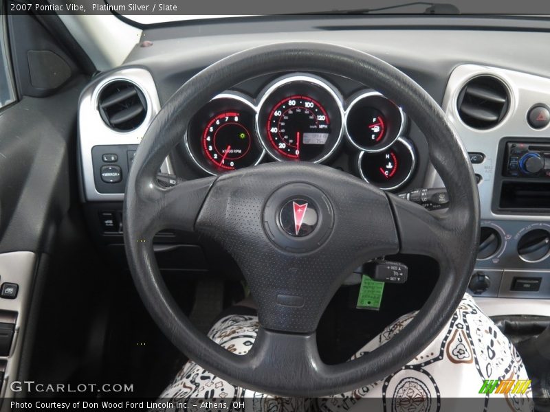 Platinum Silver / Slate 2007 Pontiac Vibe
