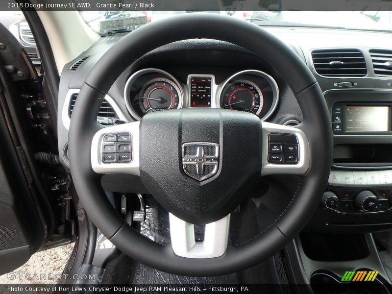 Granite Pearl / Black 2018 Dodge Journey SE AWD