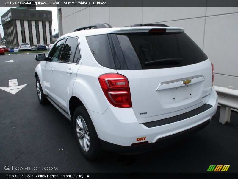 Summit White / Jet Black 2016 Chevrolet Equinox LT AWD