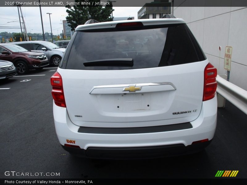 Summit White / Jet Black 2016 Chevrolet Equinox LT AWD