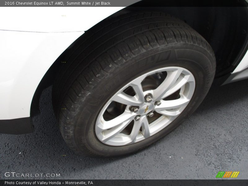 Summit White / Jet Black 2016 Chevrolet Equinox LT AWD