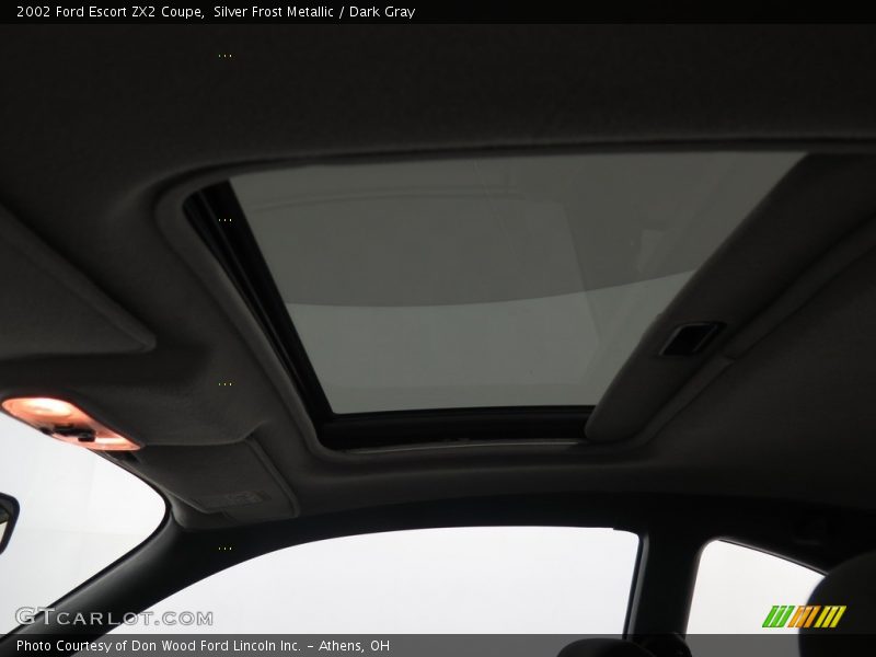 Silver Frost Metallic / Dark Gray 2002 Ford Escort ZX2 Coupe