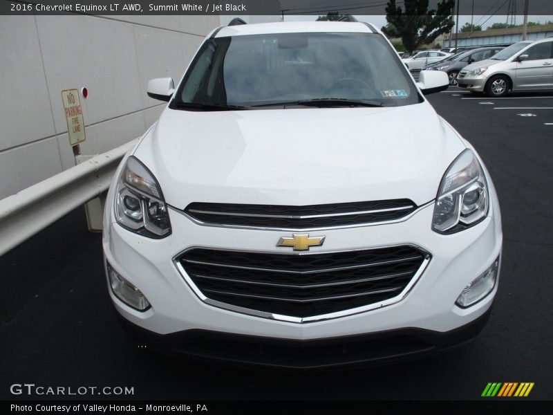 Summit White / Jet Black 2016 Chevrolet Equinox LT AWD