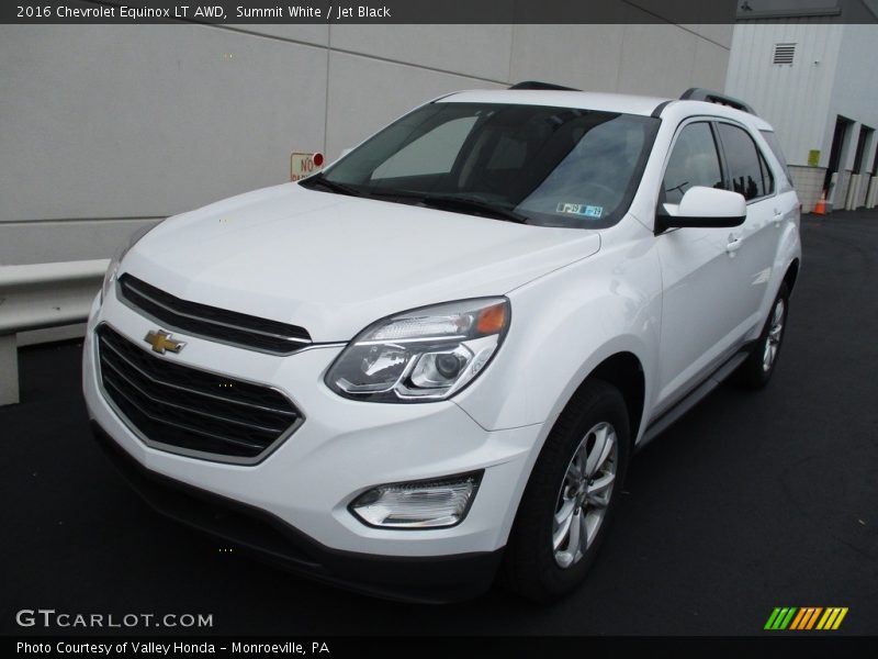 Summit White / Jet Black 2016 Chevrolet Equinox LT AWD