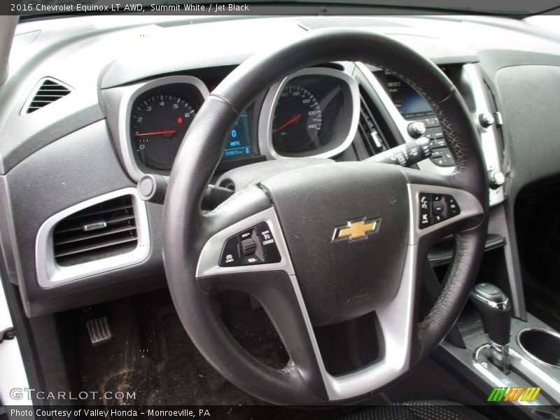 Summit White / Jet Black 2016 Chevrolet Equinox LT AWD