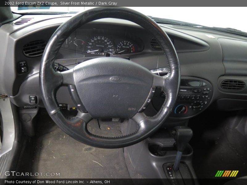 Silver Frost Metallic / Dark Gray 2002 Ford Escort ZX2 Coupe