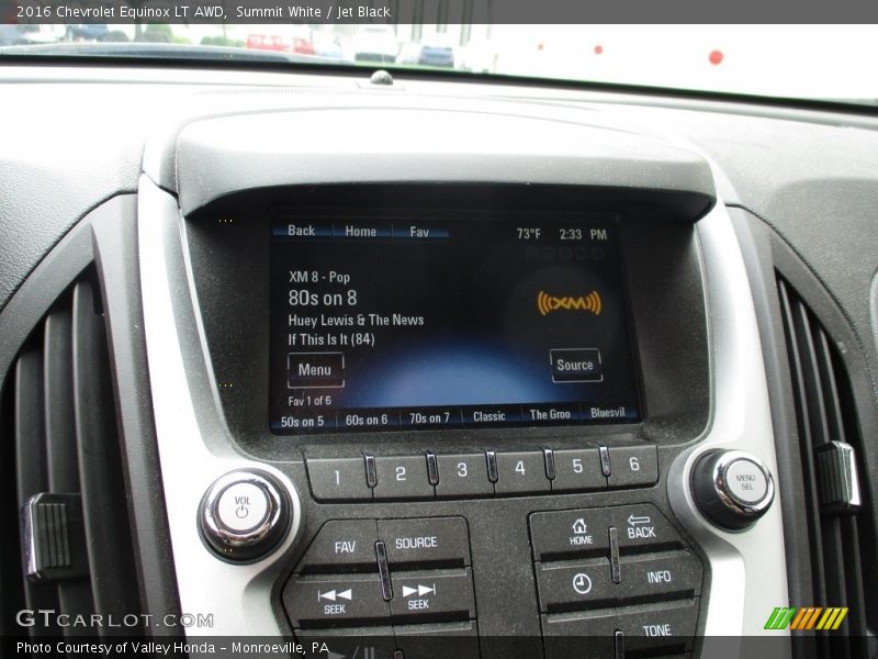 Summit White / Jet Black 2016 Chevrolet Equinox LT AWD