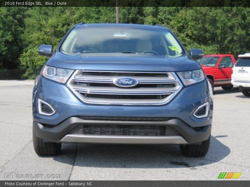 Blue / Dune 2018 Ford Edge SEL
