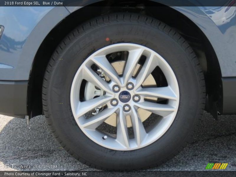 Blue / Dune 2018 Ford Edge SEL