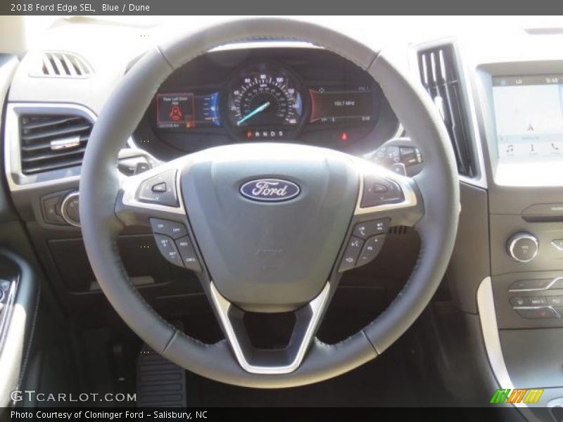 Blue / Dune 2018 Ford Edge SEL