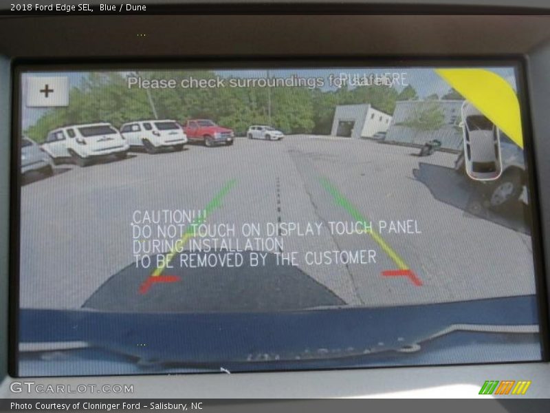Blue / Dune 2018 Ford Edge SEL