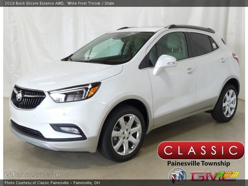 White Frost Tricoat / Shale 2019 Buick Encore Essence AWD