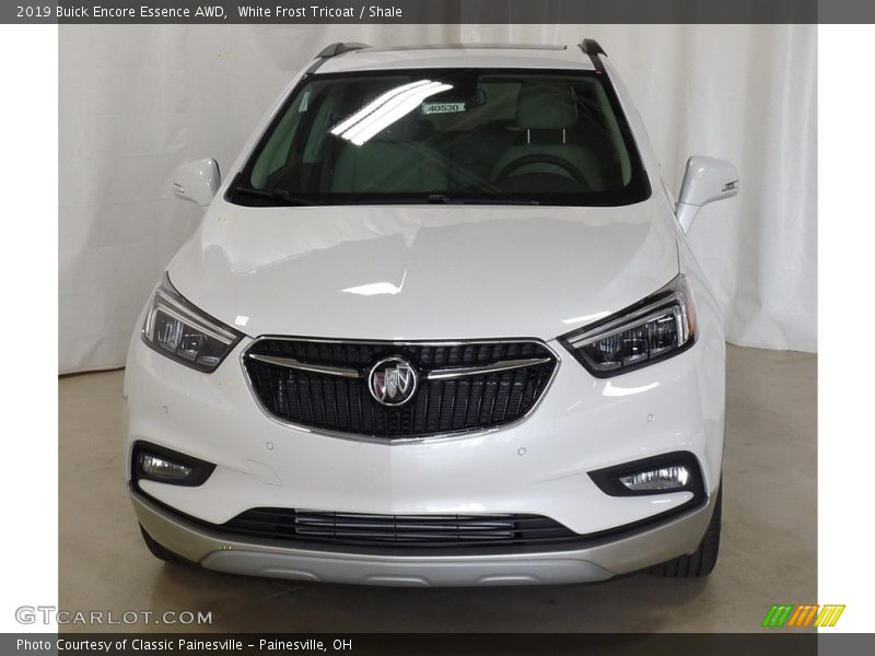 White Frost Tricoat / Shale 2019 Buick Encore Essence AWD