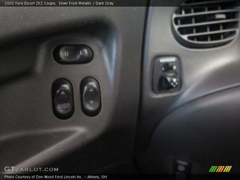 Silver Frost Metallic / Dark Gray 2002 Ford Escort ZX2 Coupe