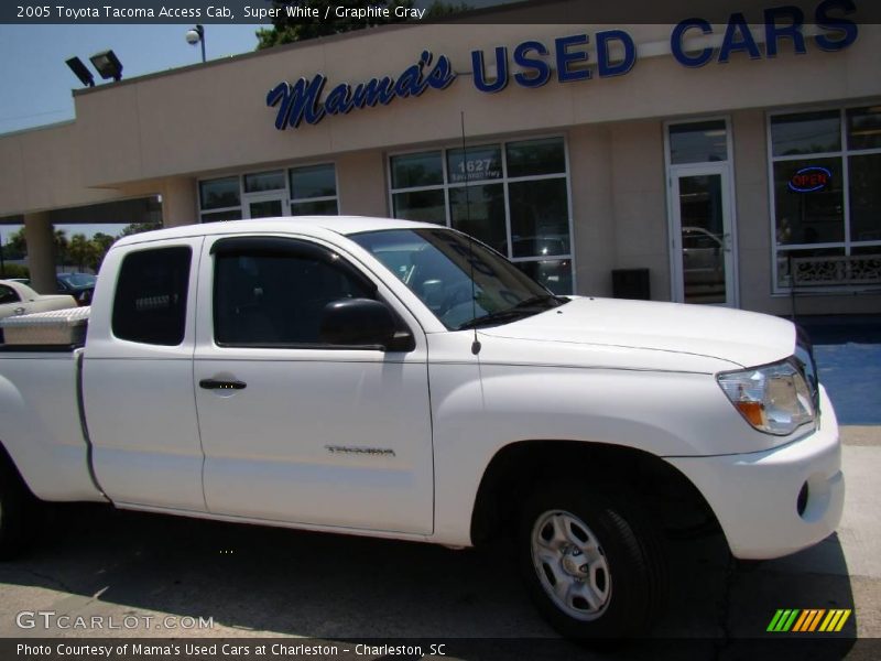 Super White / Graphite Gray 2005 Toyota Tacoma Access Cab