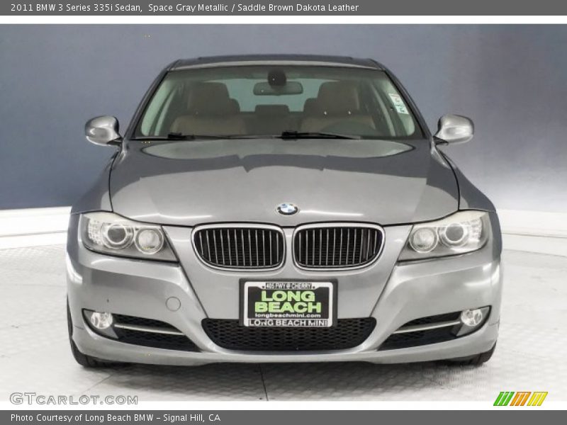 Space Gray Metallic / Saddle Brown Dakota Leather 2011 BMW 3 Series 335i Sedan
