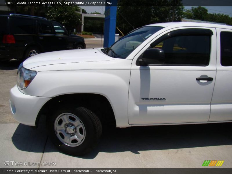 Super White / Graphite Gray 2005 Toyota Tacoma Access Cab