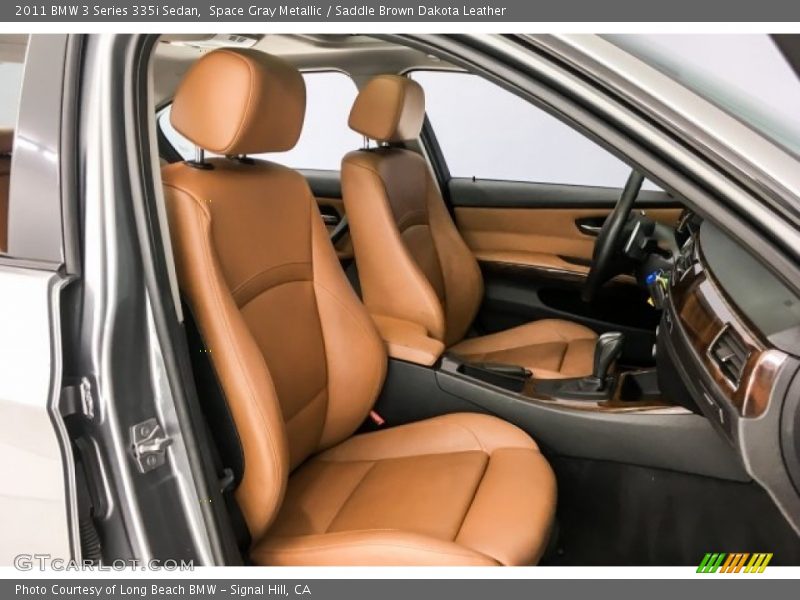 Space Gray Metallic / Saddle Brown Dakota Leather 2011 BMW 3 Series 335i Sedan