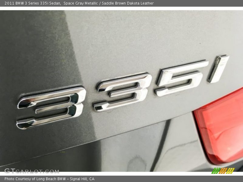 Space Gray Metallic / Saddle Brown Dakota Leather 2011 BMW 3 Series 335i Sedan