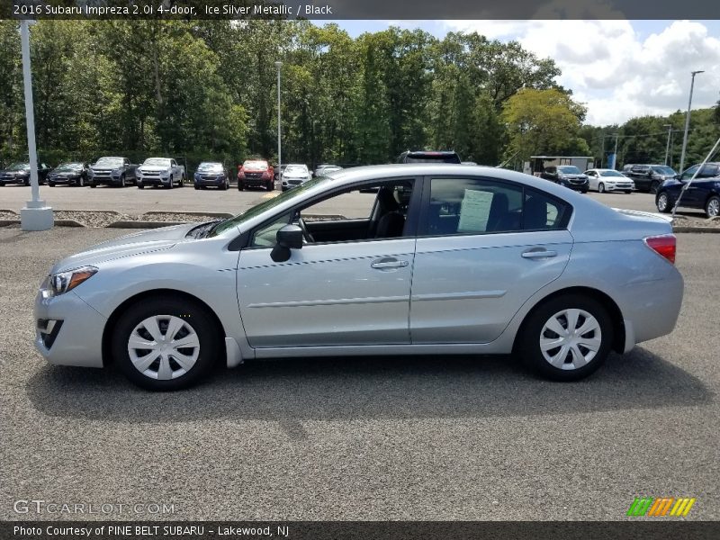 Ice Silver Metallic / Black 2016 Subaru Impreza 2.0i 4-door