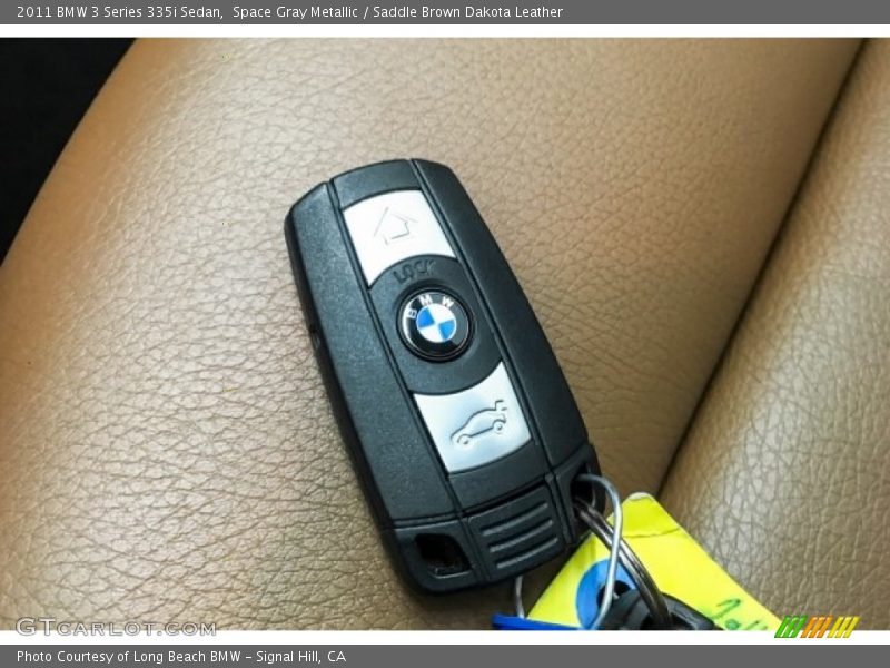 Space Gray Metallic / Saddle Brown Dakota Leather 2011 BMW 3 Series 335i Sedan