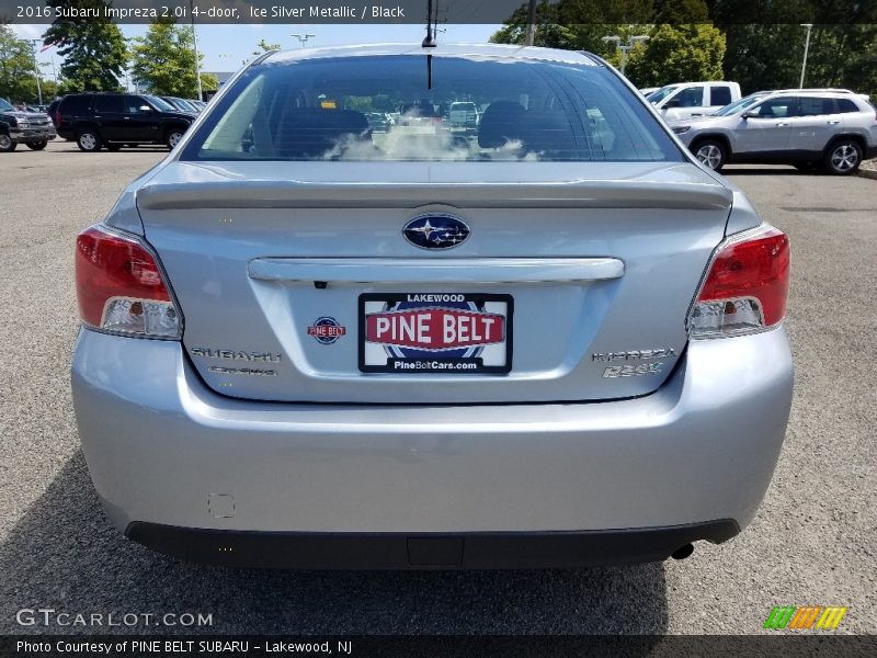Ice Silver Metallic / Black 2016 Subaru Impreza 2.0i 4-door