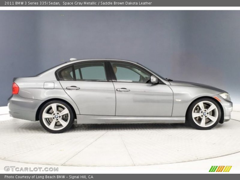 Space Gray Metallic / Saddle Brown Dakota Leather 2011 BMW 3 Series 335i Sedan
