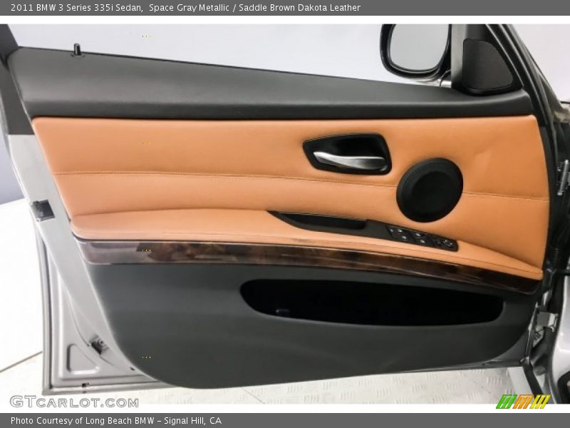 Space Gray Metallic / Saddle Brown Dakota Leather 2011 BMW 3 Series 335i Sedan