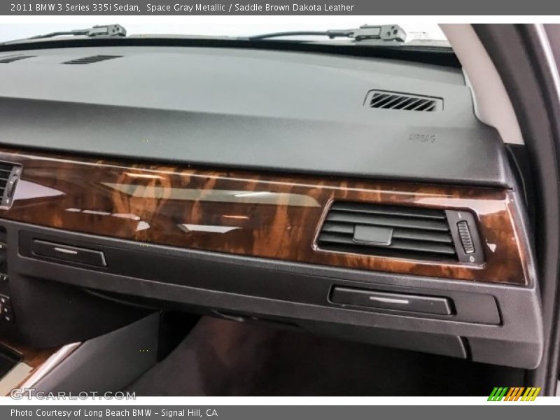 Space Gray Metallic / Saddle Brown Dakota Leather 2011 BMW 3 Series 335i Sedan