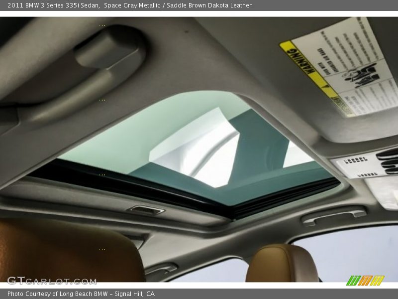 Space Gray Metallic / Saddle Brown Dakota Leather 2011 BMW 3 Series 335i Sedan