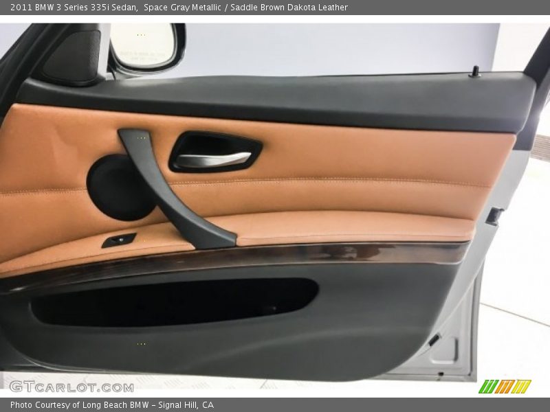 Space Gray Metallic / Saddle Brown Dakota Leather 2011 BMW 3 Series 335i Sedan
