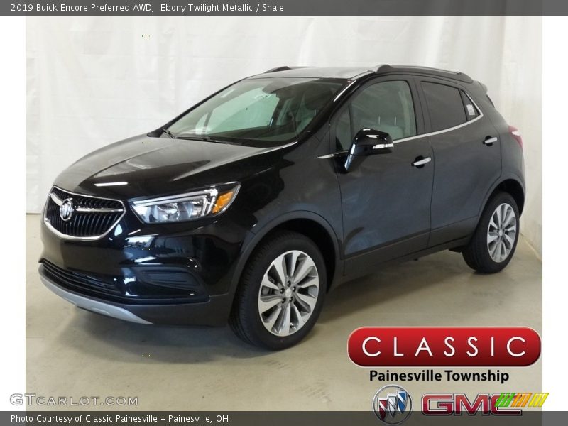 Ebony Twilight Metallic / Shale 2019 Buick Encore Preferred AWD
