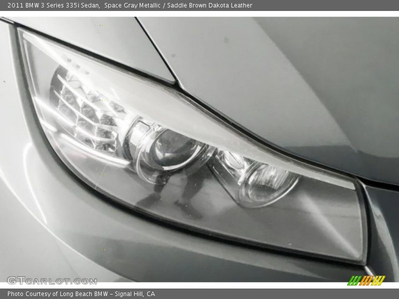 Space Gray Metallic / Saddle Brown Dakota Leather 2011 BMW 3 Series 335i Sedan